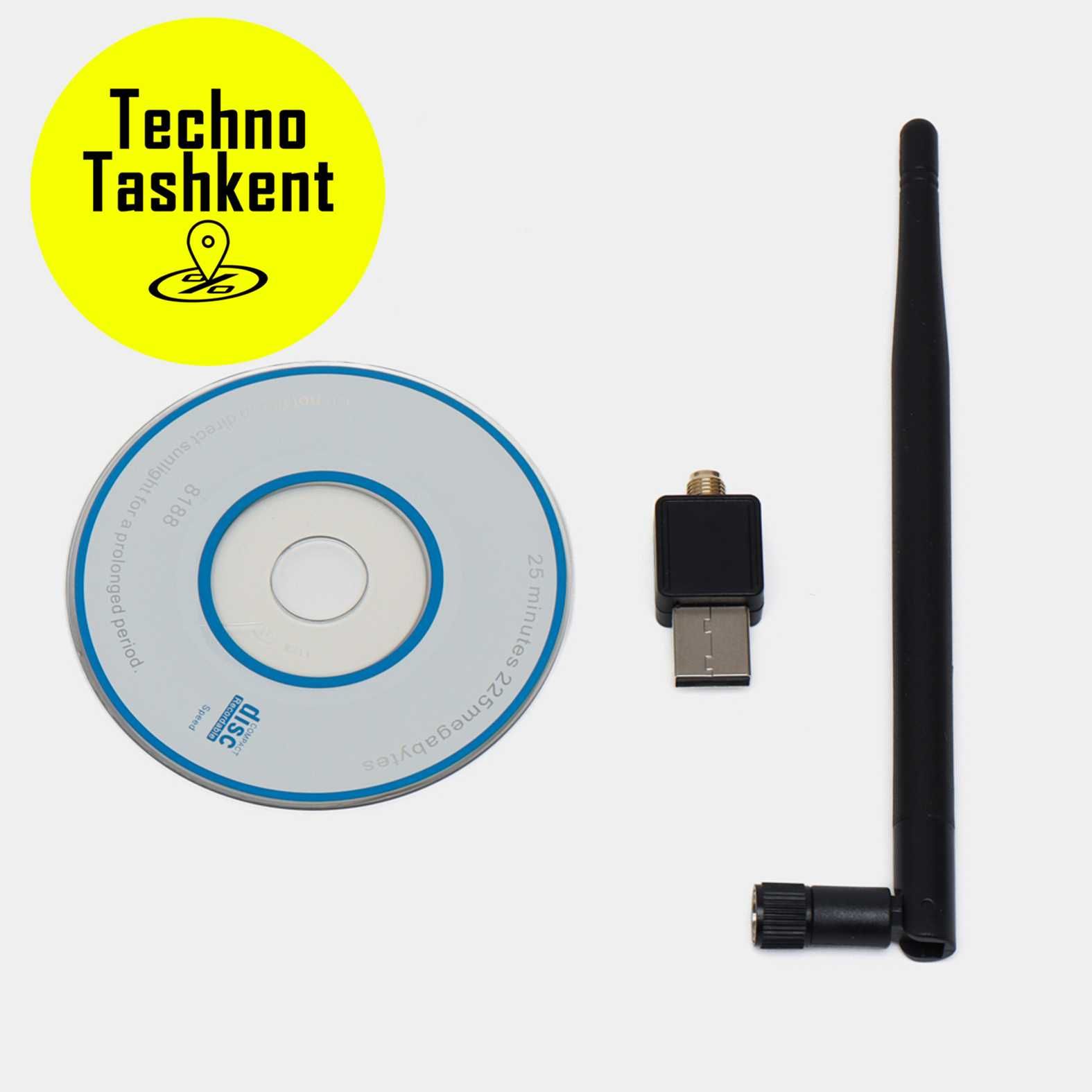 USB Wi-Fi адаптер 300mbps, wifi adapter (Garantiya) (Dostavka Bor)