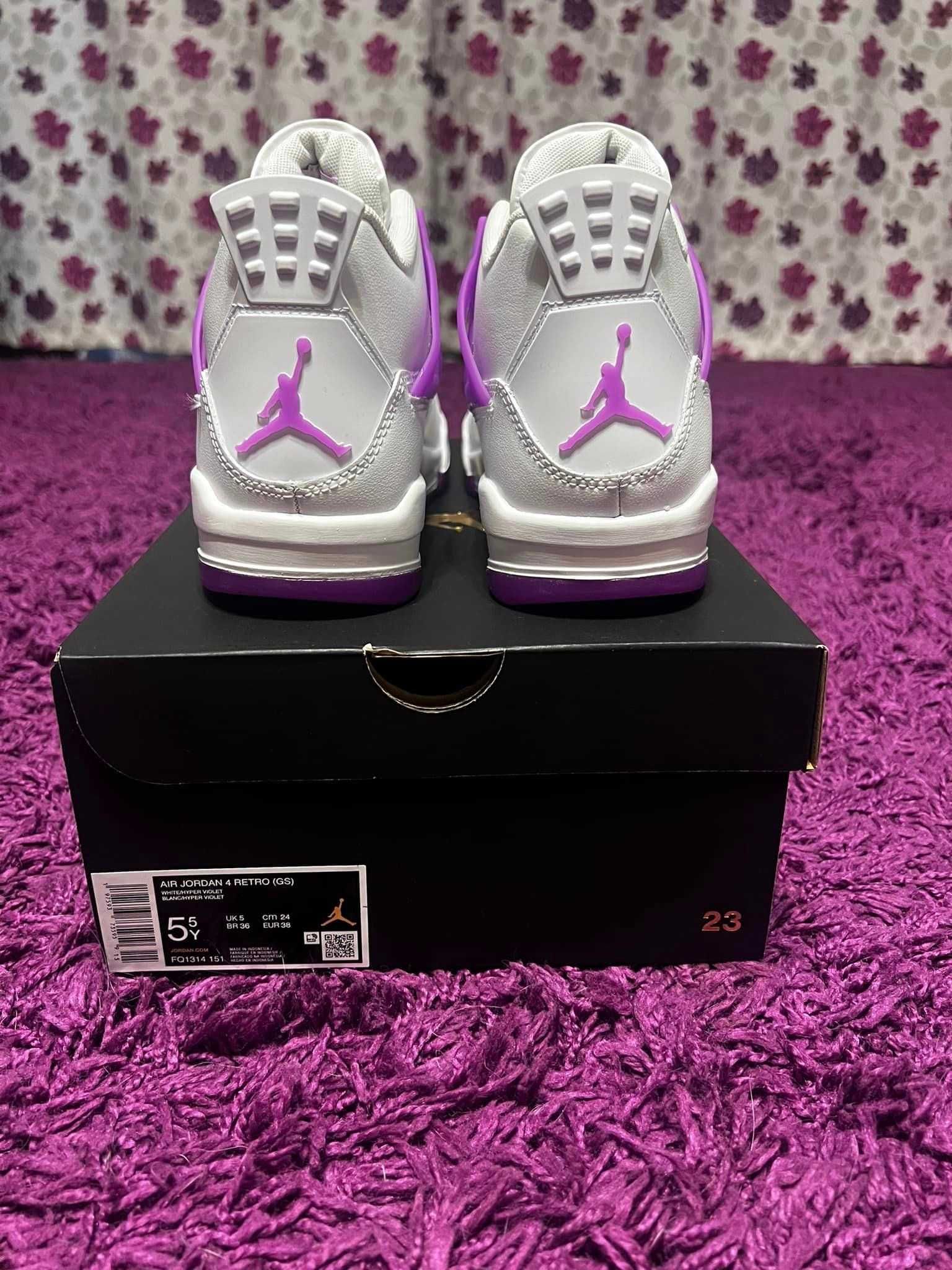 Jordan 4 Hyper Violet