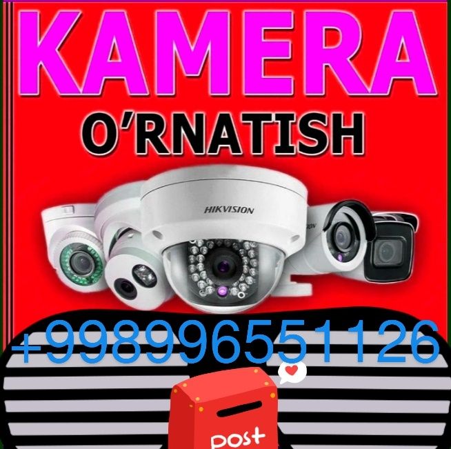 Kuzatuv kameralarini ornatish hizmati. Ishonchli va sifatli.