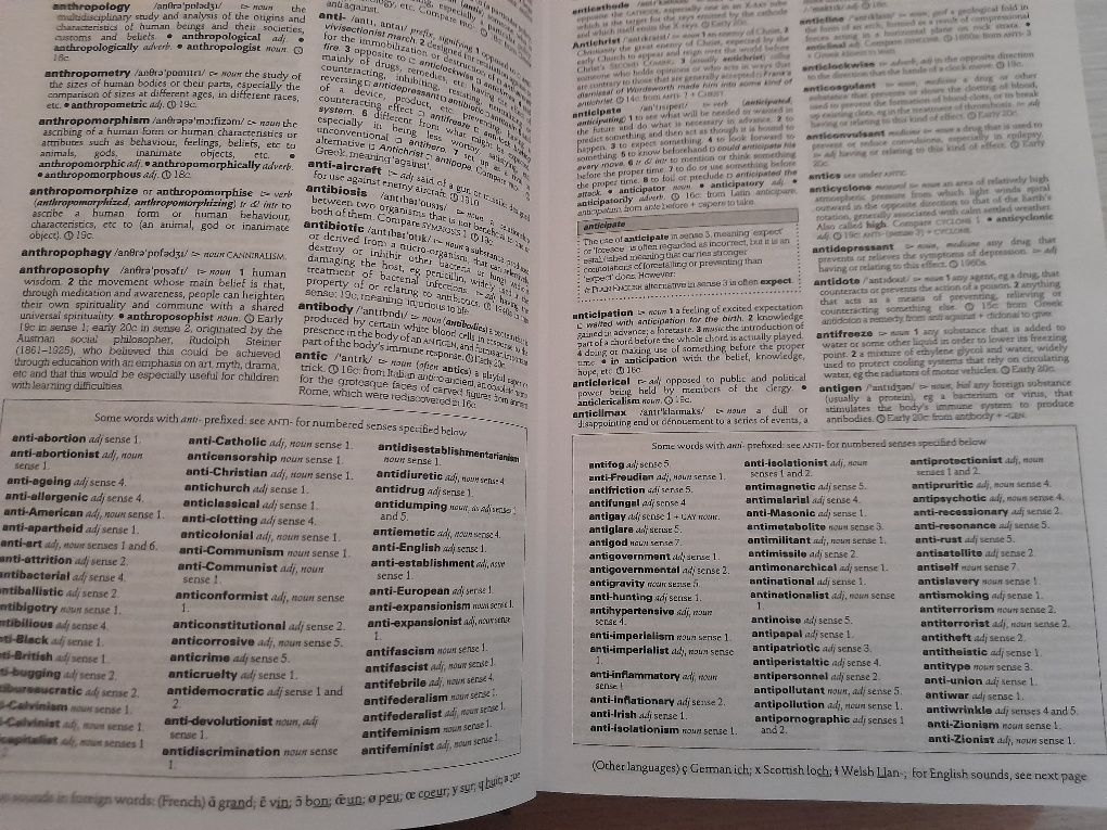 Англо-английский толковый словарь  Сhambers, издание 1999 года
