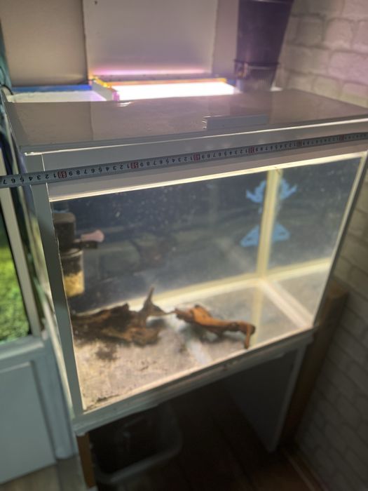 Аквариум 150 литра обурудван