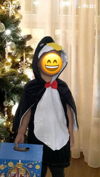 Костюм пингвина размер 100-120