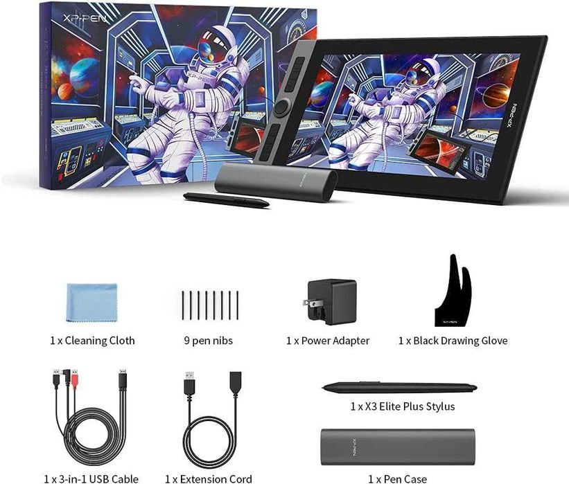 Tableta grafica XP-PEN Artist 16 PRO, 15.4" FHD 1920x1080