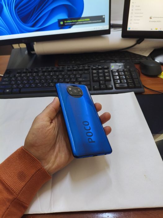 Poco X3pro 8+3/128gb(2023)ideal iwlawi zur aybi yuq tozza telefon