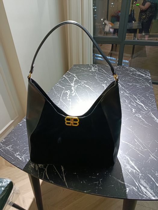 Новая замшево кожаная сумка BB