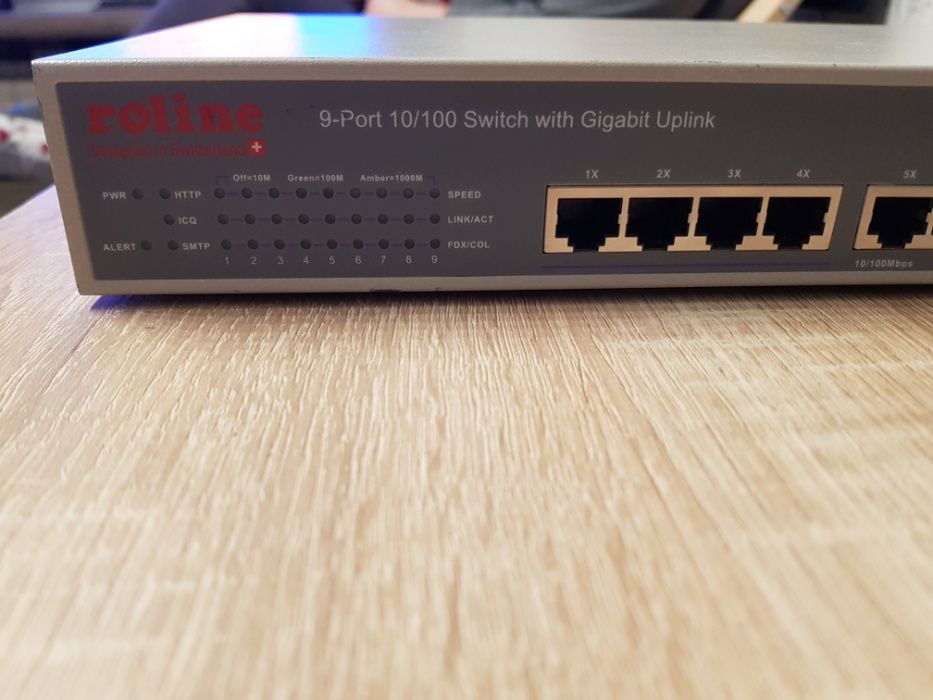 Switch Roline Gigabit Ethernet, 9 Ports, 1000Mbps, Gigabit