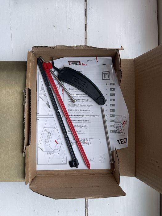 Clapeta TECE - rezervor wc - metalic - Auriu Periat