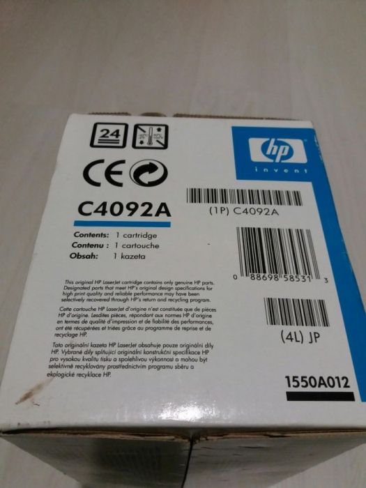 Тонер касета hp C4092A или HP 92 A