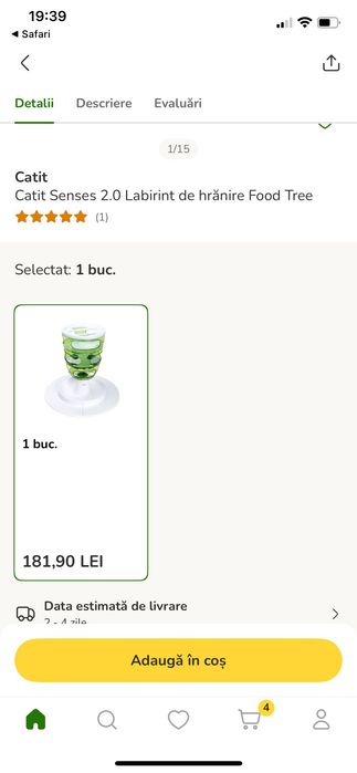 Jucărie pisici stimulează mintea și mănâncă mai putin