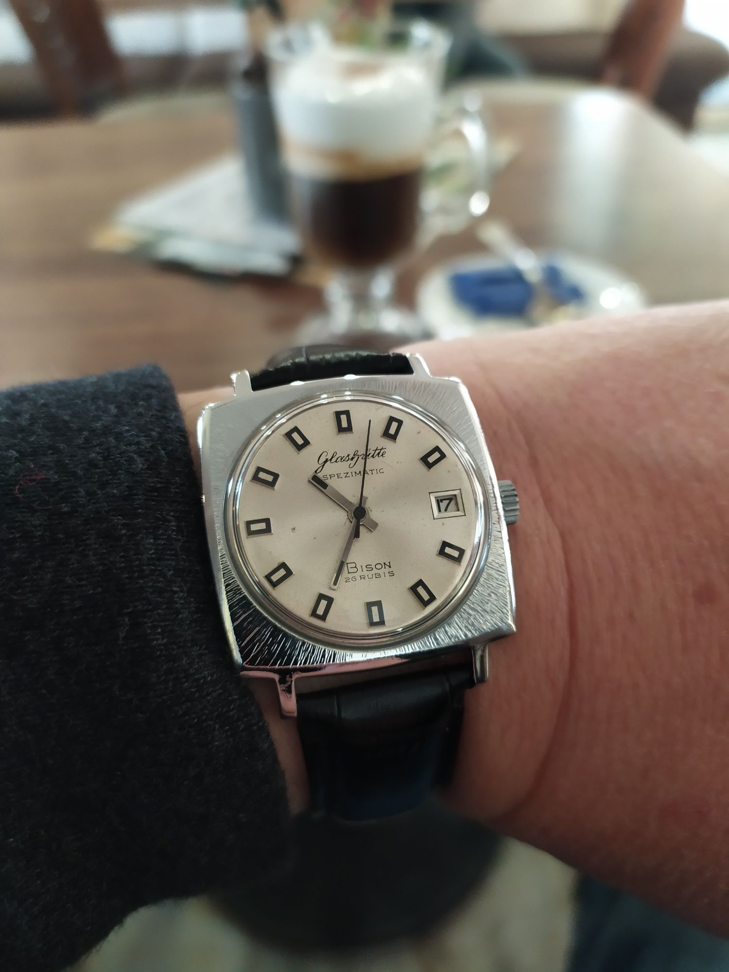 Gub Glashutte Bizon automatic, като нов!