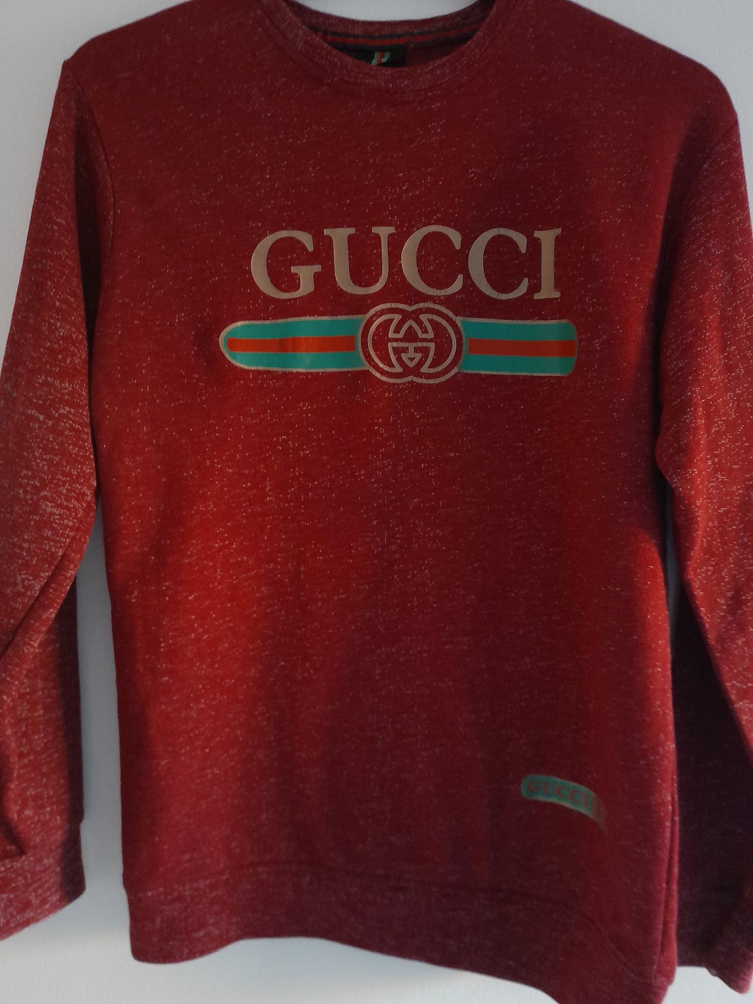 Bluză Gucci, model unisex, marsala