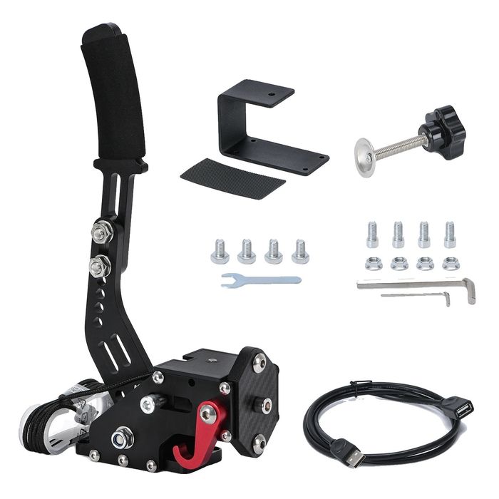 Volan thrustmaster tg 2 + schimbator tg8a plus frana de mana
