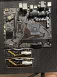 Материнская плата GIGABYTE B550M S2H 2 плашки DDR-4 DIMM 8Gb/3200MHz