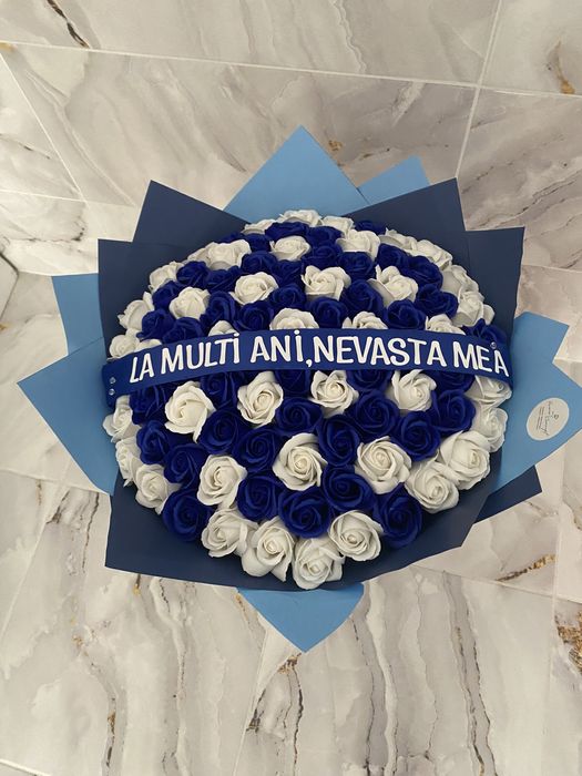 Buchete trandafiri sapun/buchete stitch