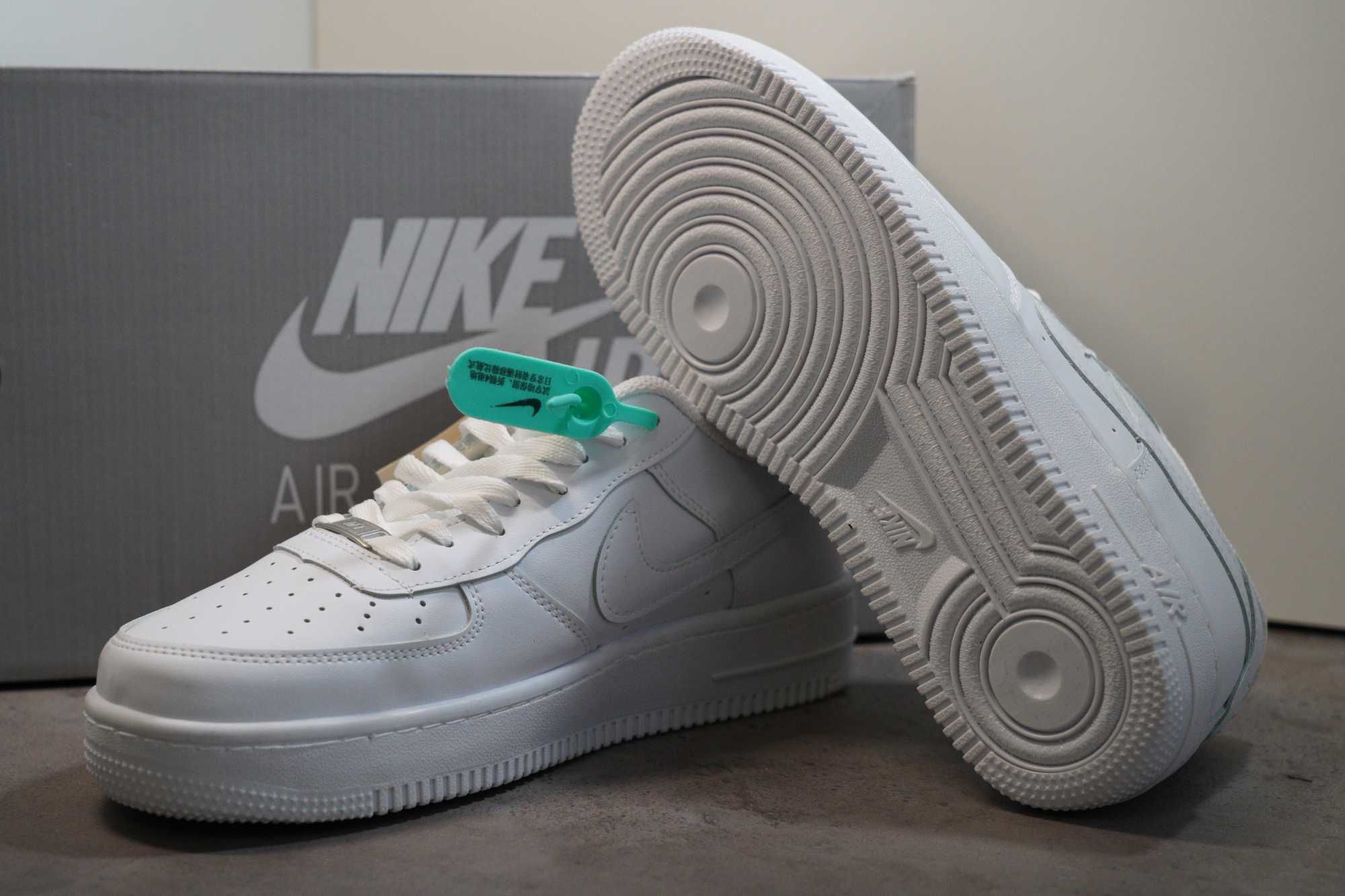 Adidasi NIKE low AIR FORCE 1 White, Produs Nou - Full Box, Premium