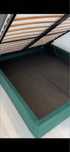 Vand pat tapitat catifea verde  190/200