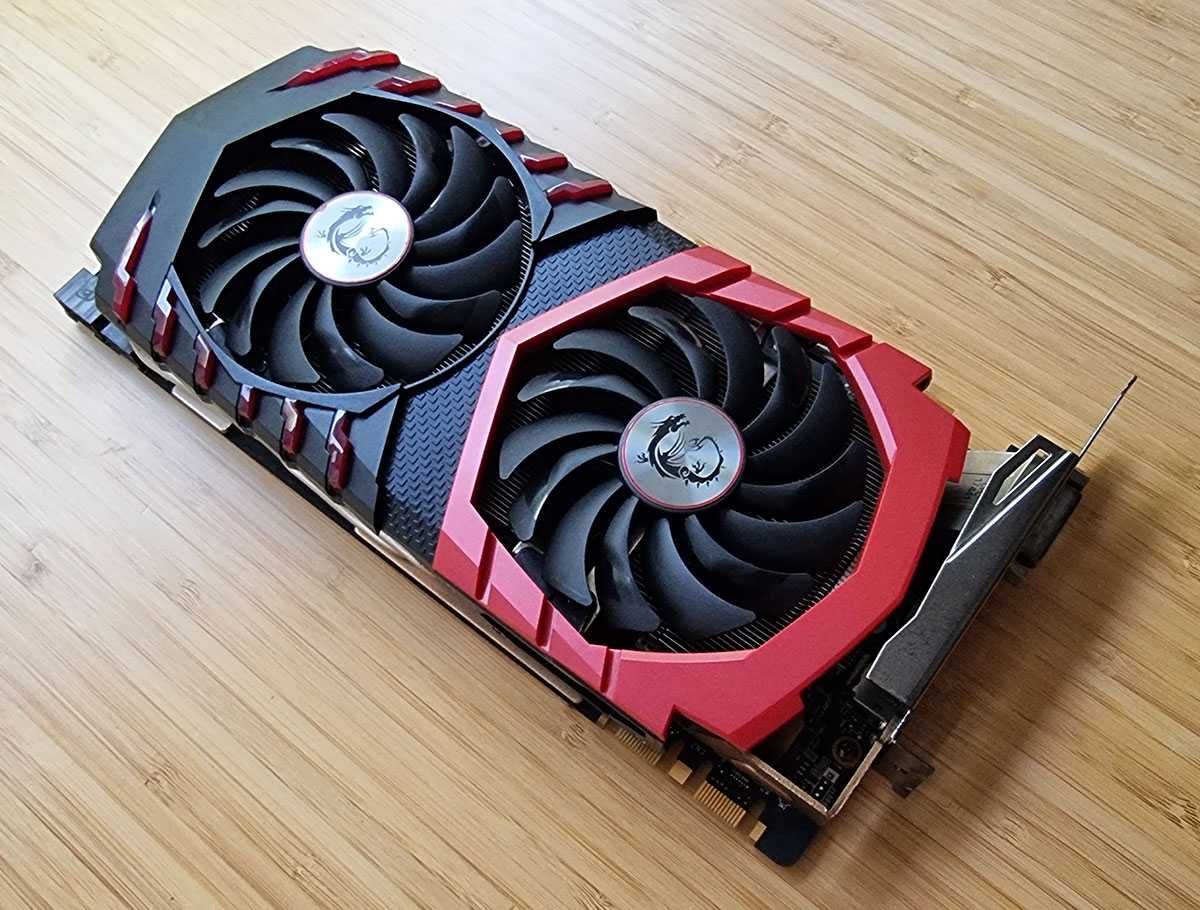 Запазена MSI 1070ti gaming x 8Gb
