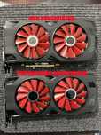AMD XFX RX 570 4GB - Ремонтиран - нов вентилатор и термопаста