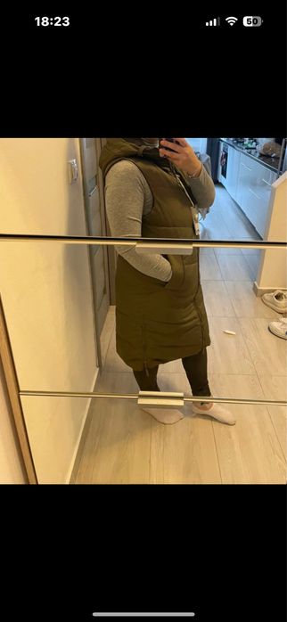 Vesta lunga ,material grosut