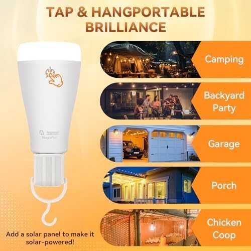 Нови 2 броя Безжична LED крушка с кука RGB таймер димер дистанционно