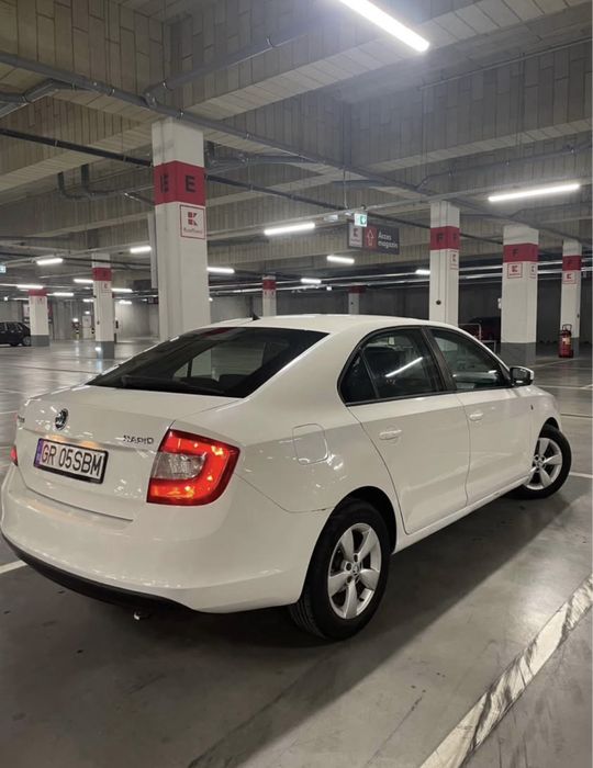 Skoda Rapid Alb Perlat