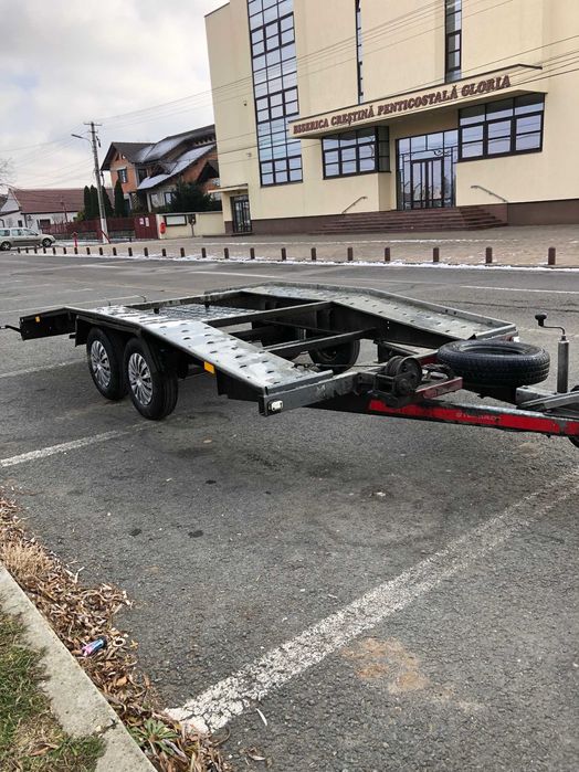 Vanzare Trailer Remorca Platforma Auto Slep Temared 2000 KG 4 x 2 m