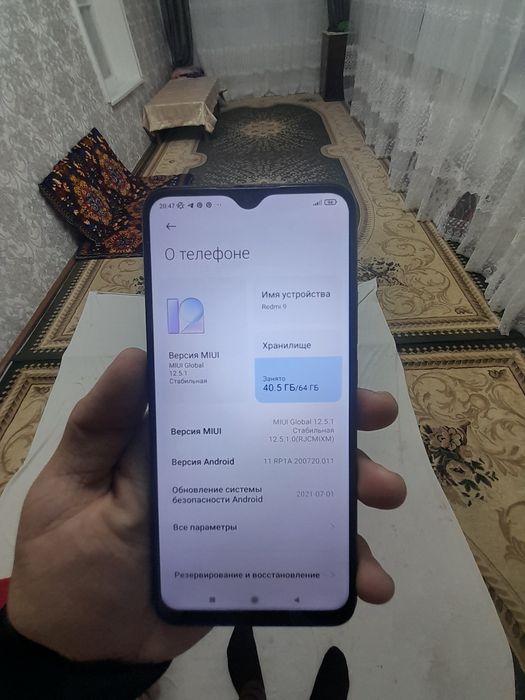 Redmi 9 xotira 64gb