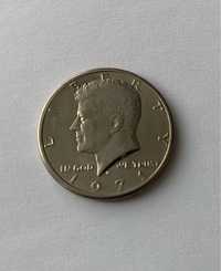 Moneda half dollar Kennedy 1971 D