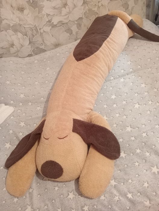 Собака большая мягкая игрушка