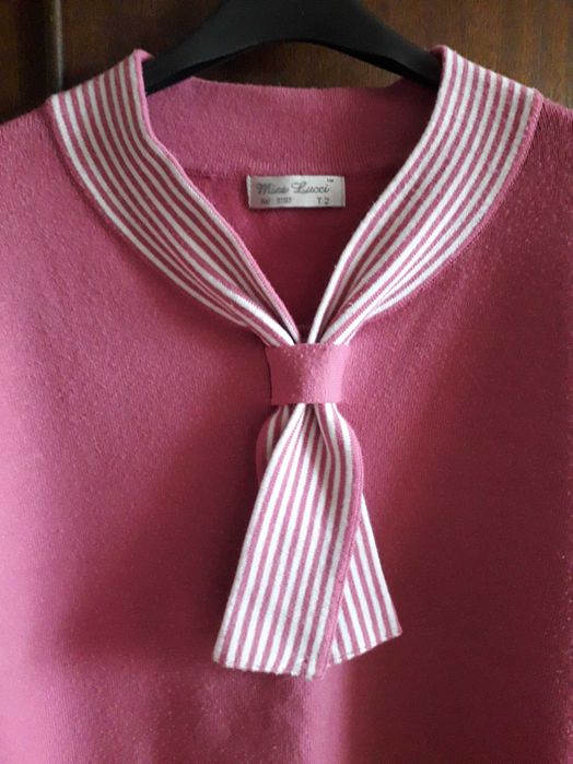 Дамска лилава блуза - памук 65 % и 15 % еластан