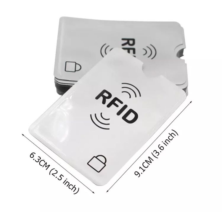 Защитный RFID чехол для кредитных карт.