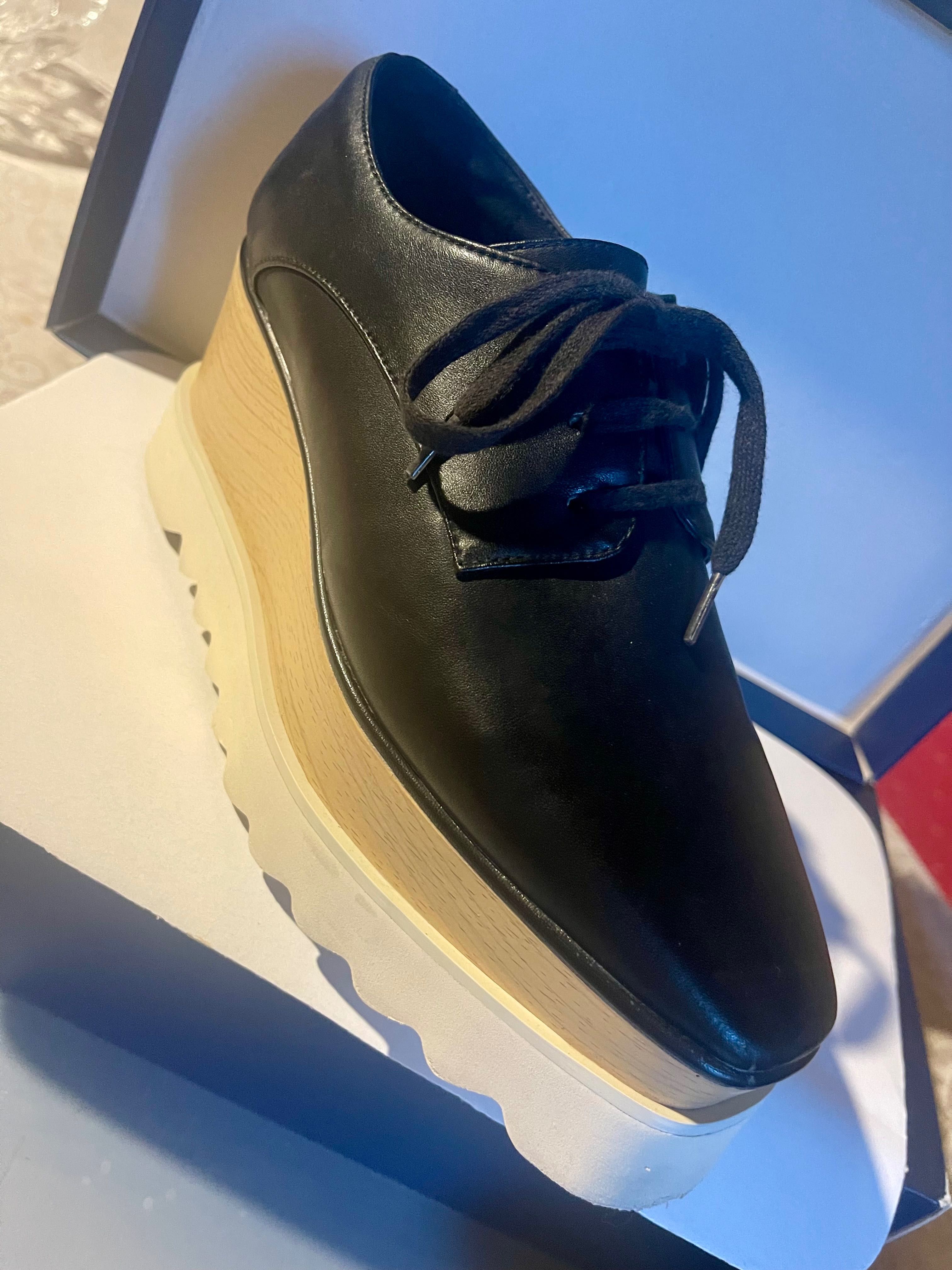 Stella Mccartney Сникърси 35 черни и беж
