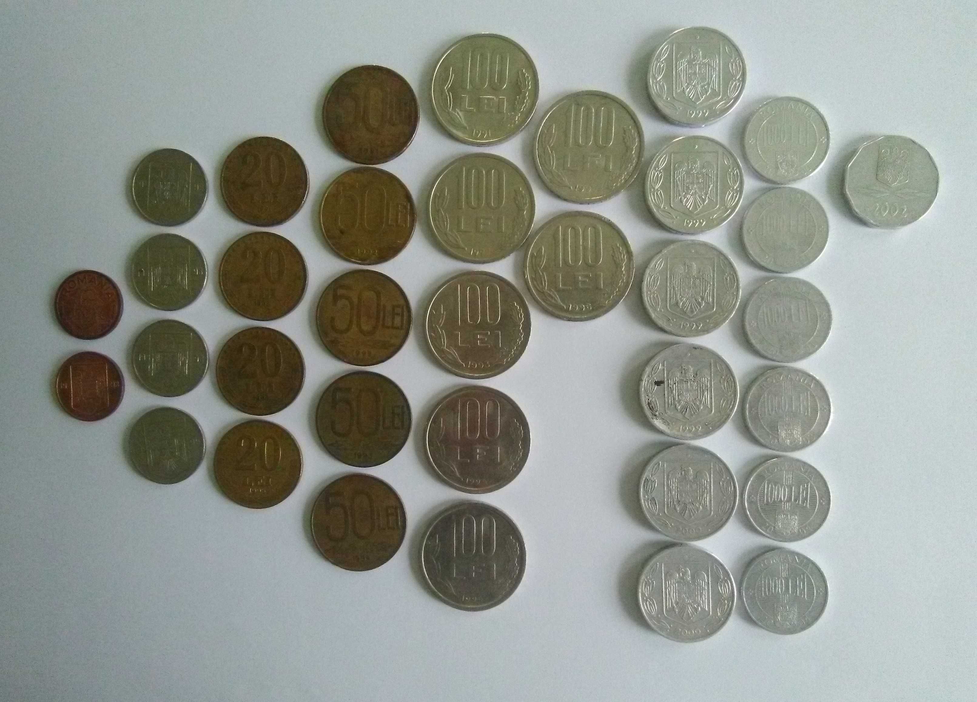 Monede România postrevoluționare - Lot