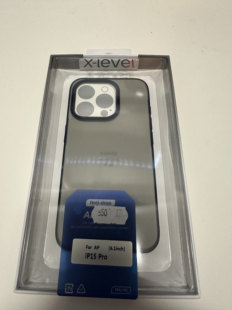 Iphone 15 PRO MAX PLUS Husa X LEVEL Margine Spate Plastic Mat