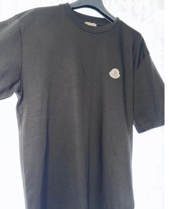 Moncler T-Shirt bumbac premium (negru)