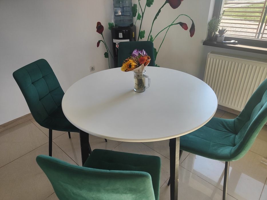 Masa rotunda bucătărie, diametru 105 cm