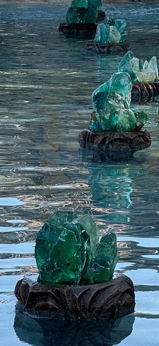Водопад арт бетон пруд шаршара