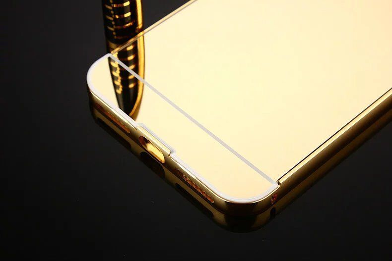 Husa / Bumper aluminiu + spate Oglinda iPhone 5 , 5s , SE , 6 Plus