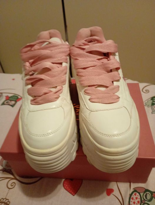 Pantofi sport cu platforma Bershka