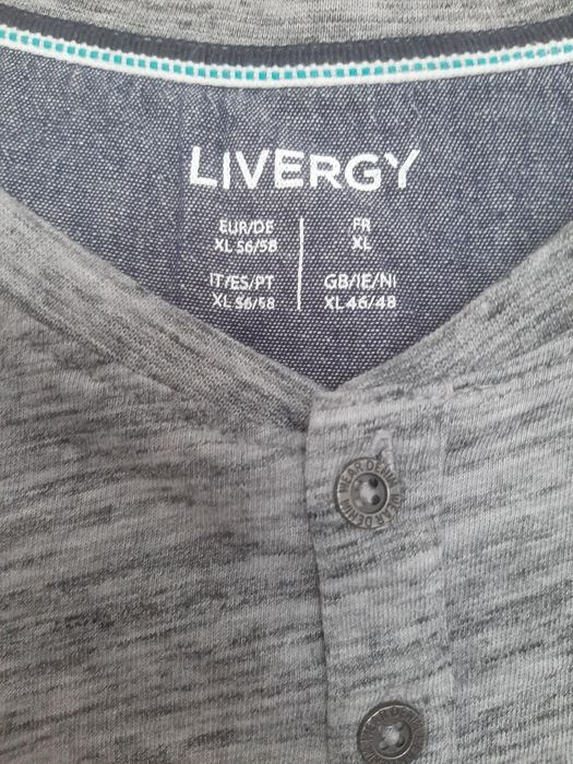Bluza gri cu mânecă lungă pentru bărbați LIVERGY