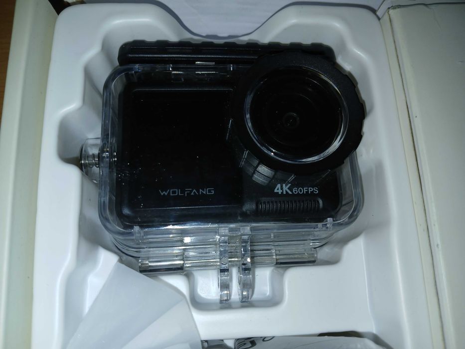 Cameră sport WOLFANG GA420, 4K 60FPS, WiFi, waterproof, accesorii