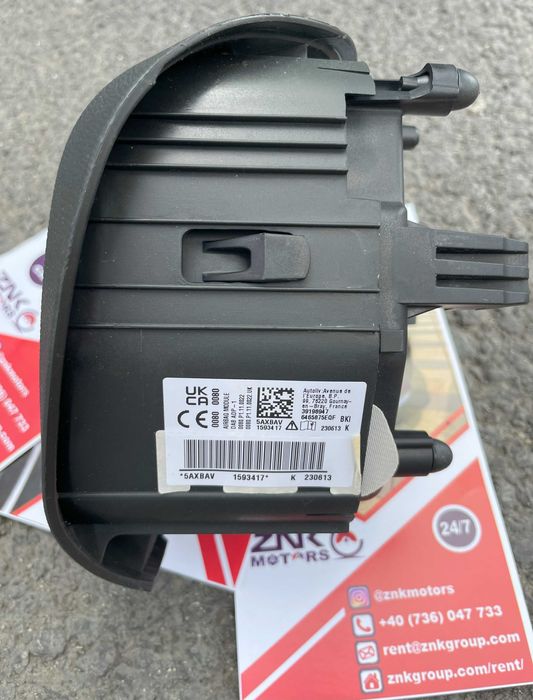 Opel Corsa F - plansa de bord - kit airbag volan - pasager