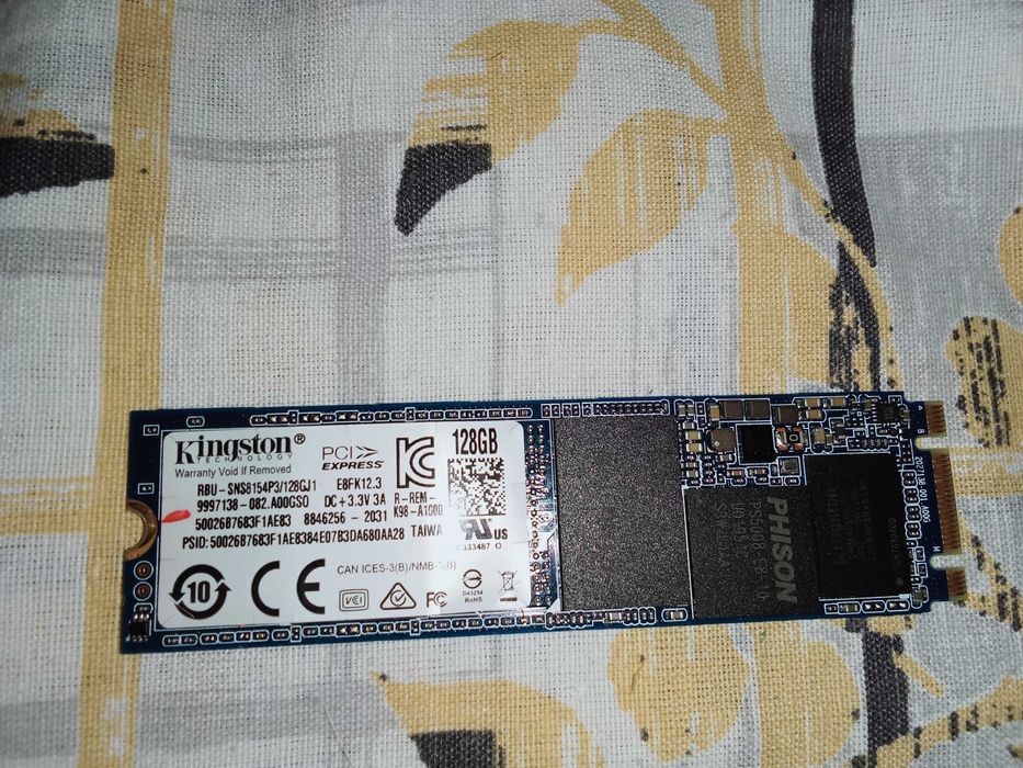 SSD PCI Express Kingston 128gb