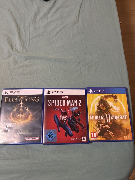 Spiderman 2, elden ring, mortal kombat