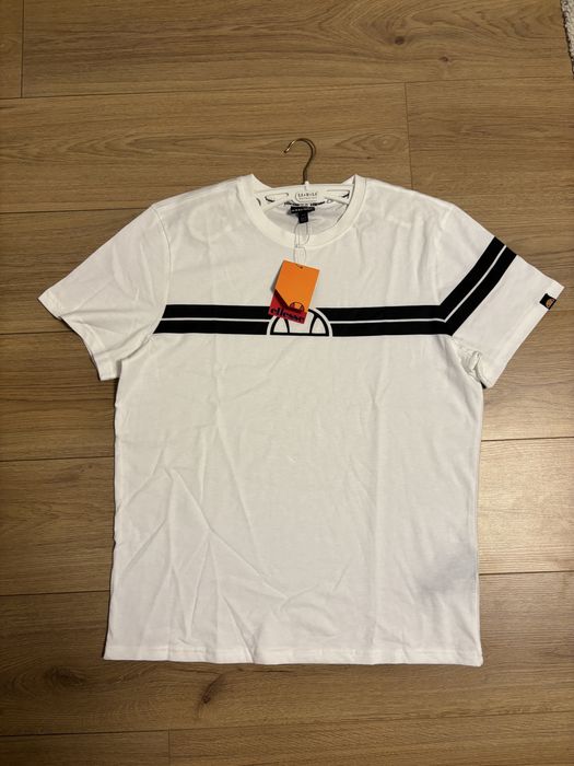 Tricou Ellesse Original - Nou cu eticheta - Marimea M Alb Barbati