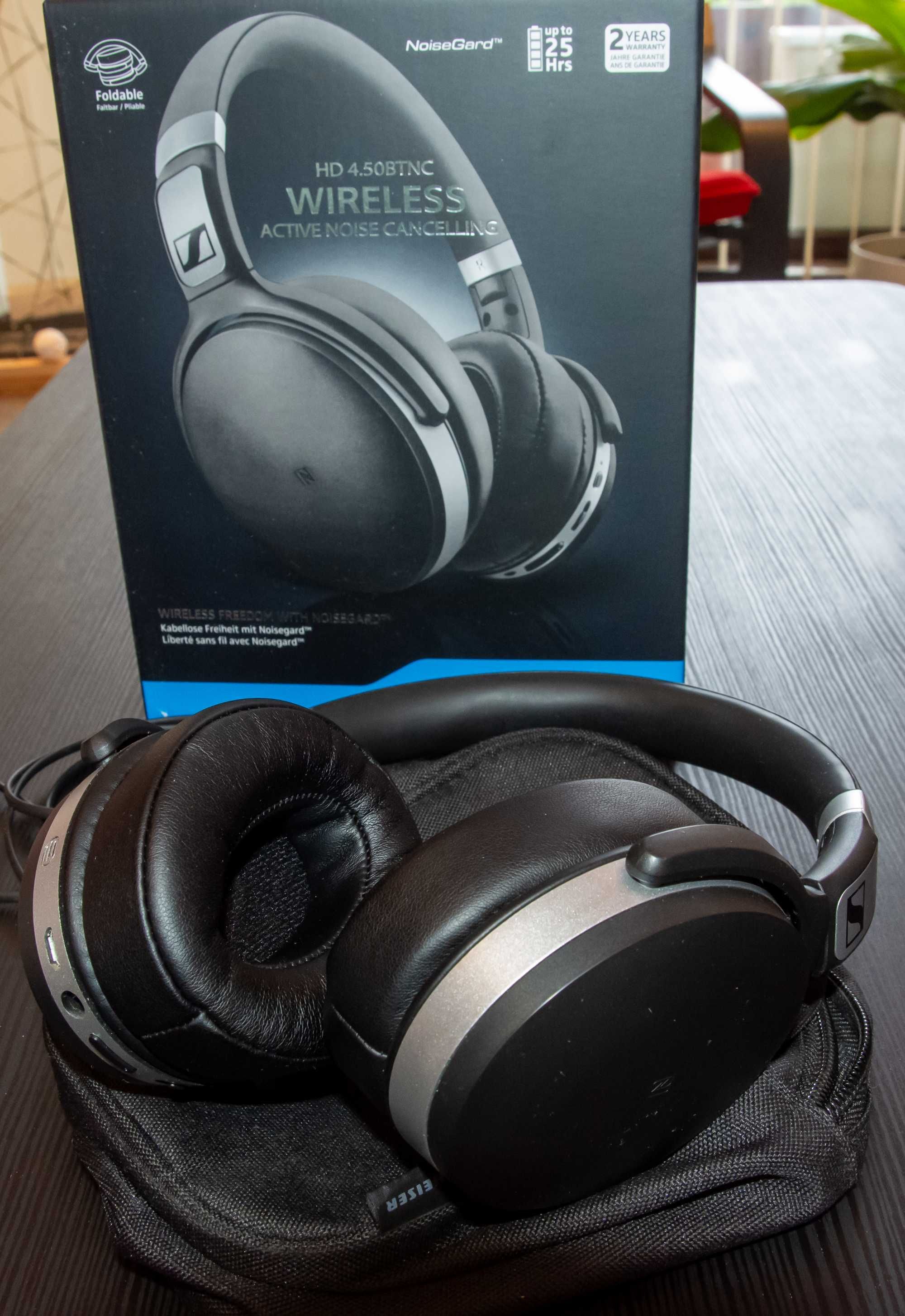 Слушалки Sennheiser HD 4.50 BTNC, Wireless, Active noise cancelling