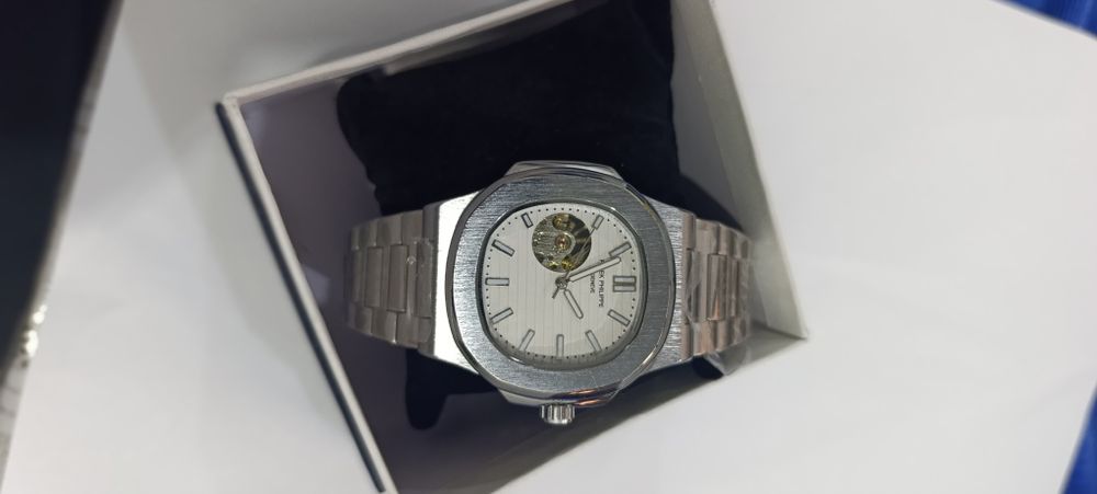 Мужские  часы Бренд PATEK PHILIPPE автоподзавод кожаные ре