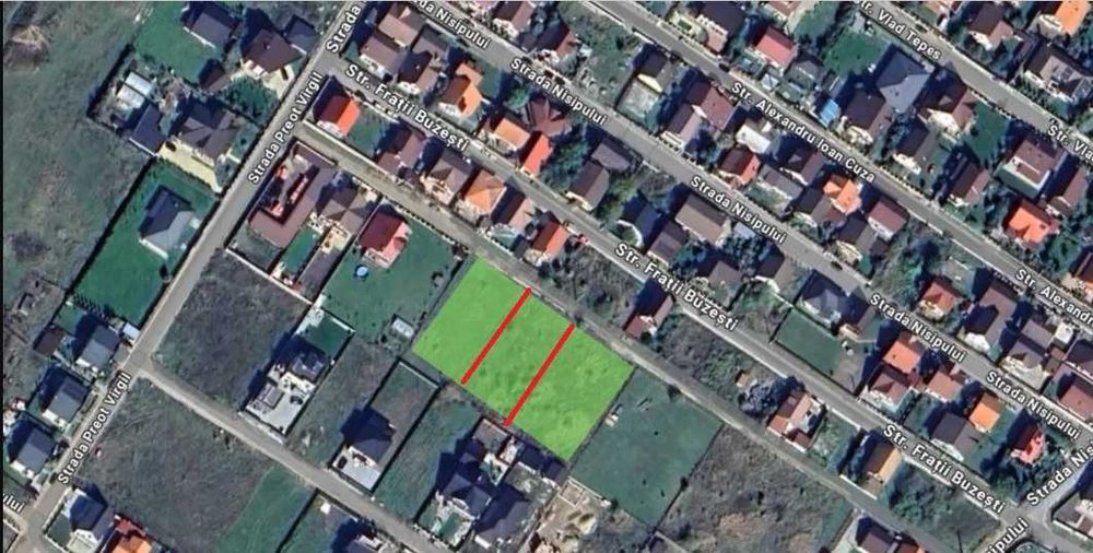 2 loturi de casa Cristian utilitati in fata terenului zona Superba