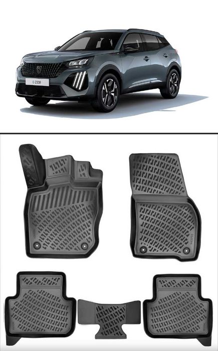 Гумени стелки RizLine съвместими с Peugeot 2008 2022+
