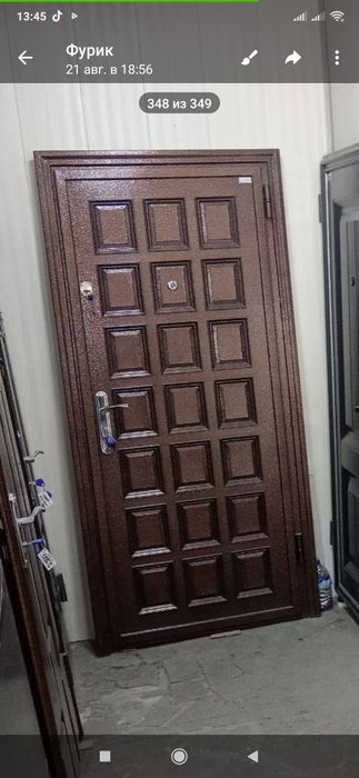 Железная дверь дутая